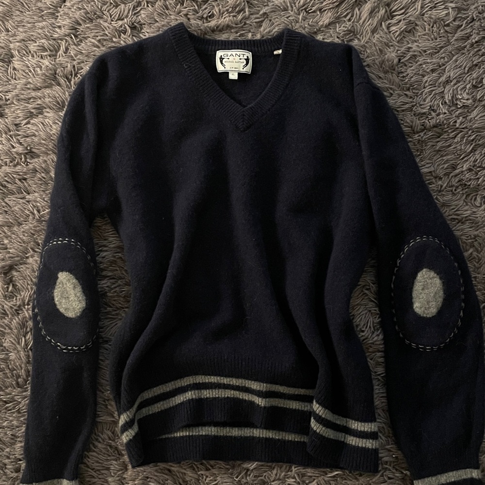 Vintage Designer Navy & Grey Sweater